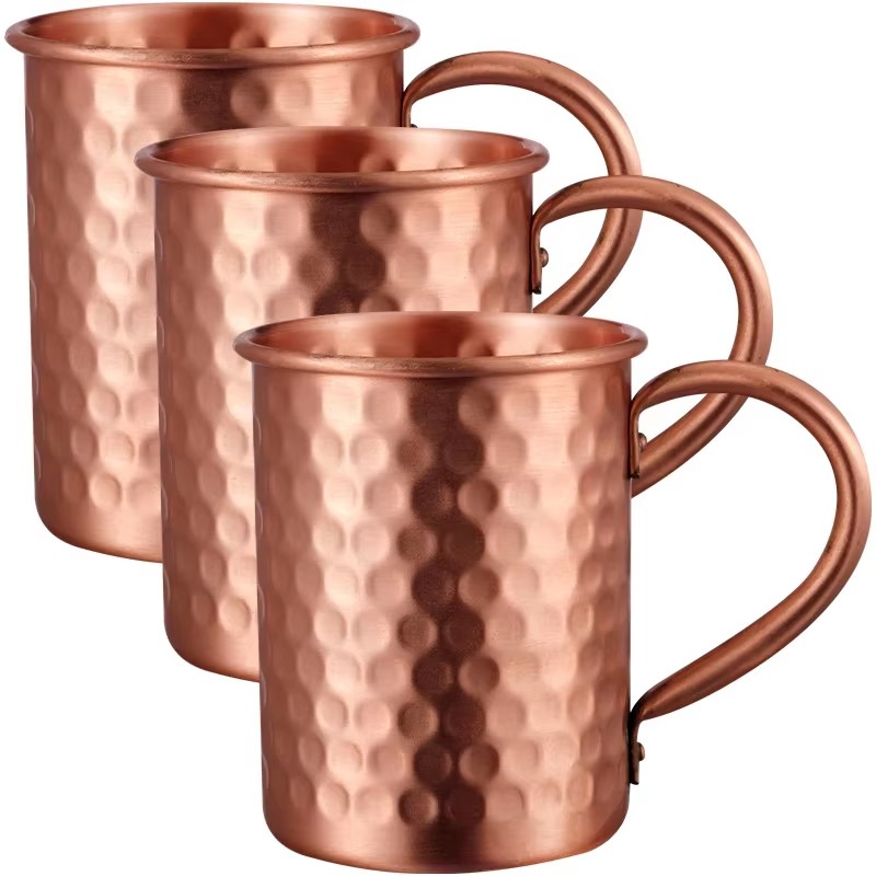 Copper Cocktail Mug - 100% Copper Moscow Mule Mug 1/2/3/4PCS
