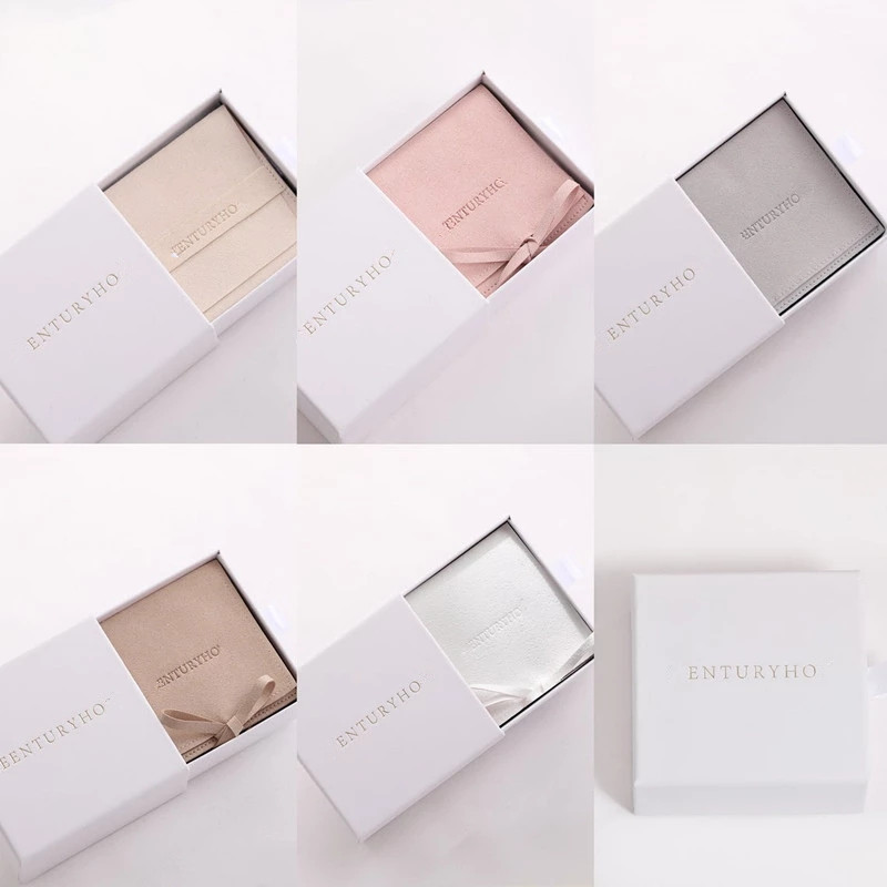 Velvet Jewelry Box - Custom Logo Packaging Pouches Printed Cardboard