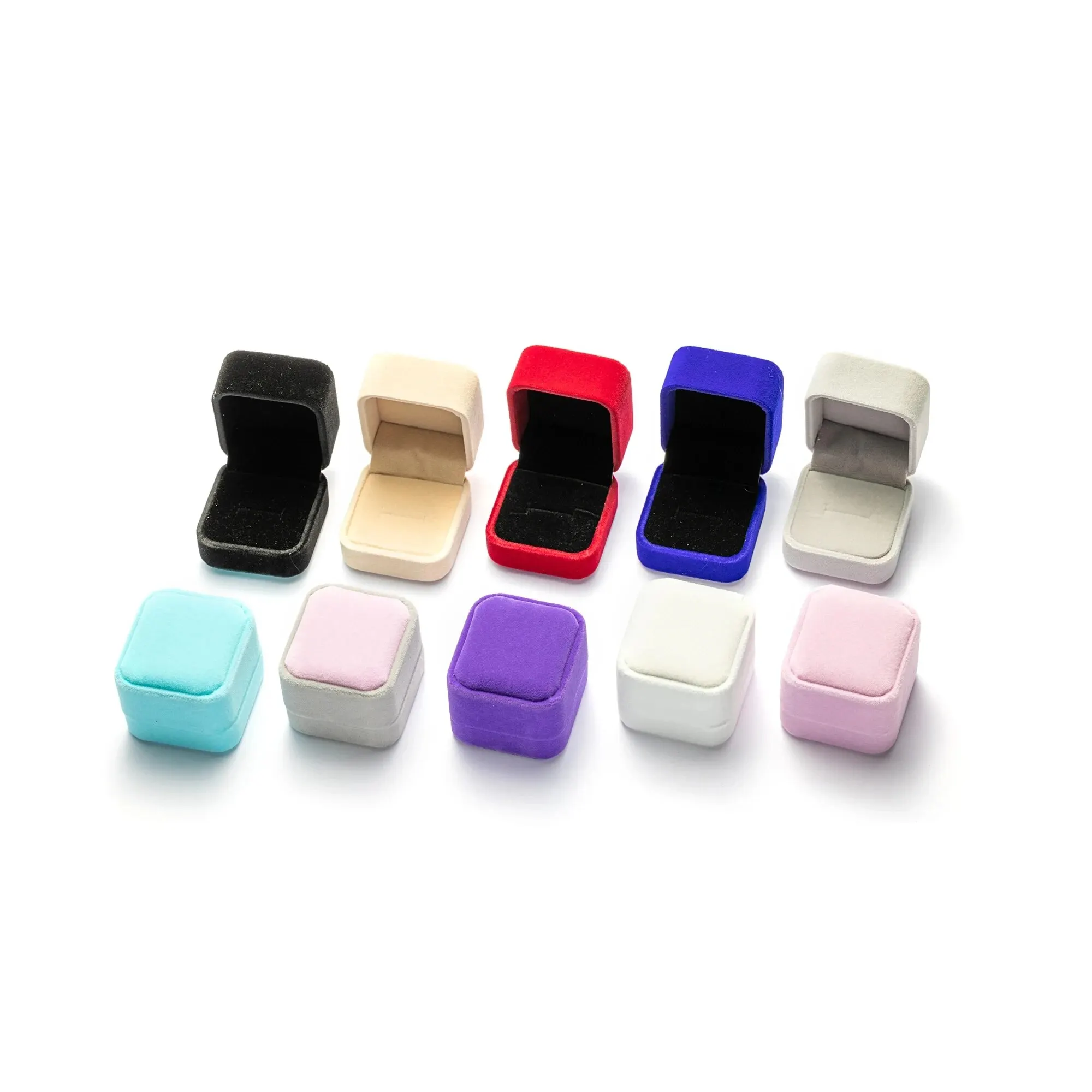Velvet Jewelry Box - Jewelry Packaging Necklace Packaging Organizer Ring