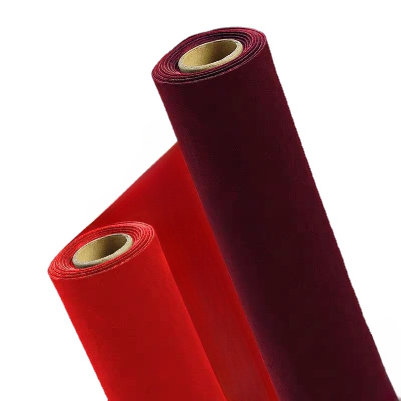 Velvet Jewelry Box - 20cm/3m/5m/10m x 45cm Red Color Self