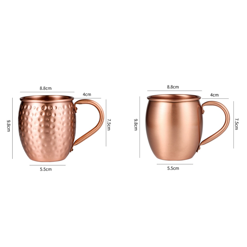 530ML 100% Pure Copper Mug Mug - Copper Cocktail Mug 评论和价格