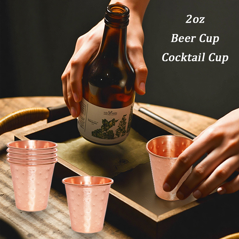 Set of 4/6 Copper Plating Beer - Copper Cocktail Mug 评论和价格