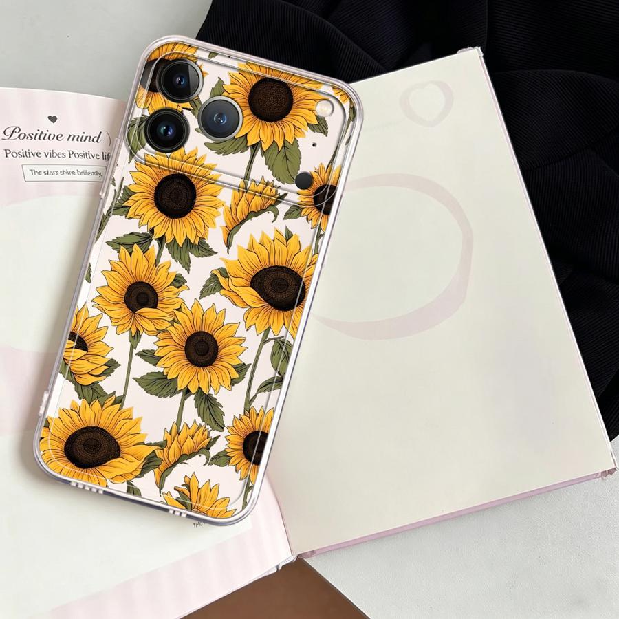 Cute Sunflower Pattern Case fo - Apple Iphone 16 评论和价格