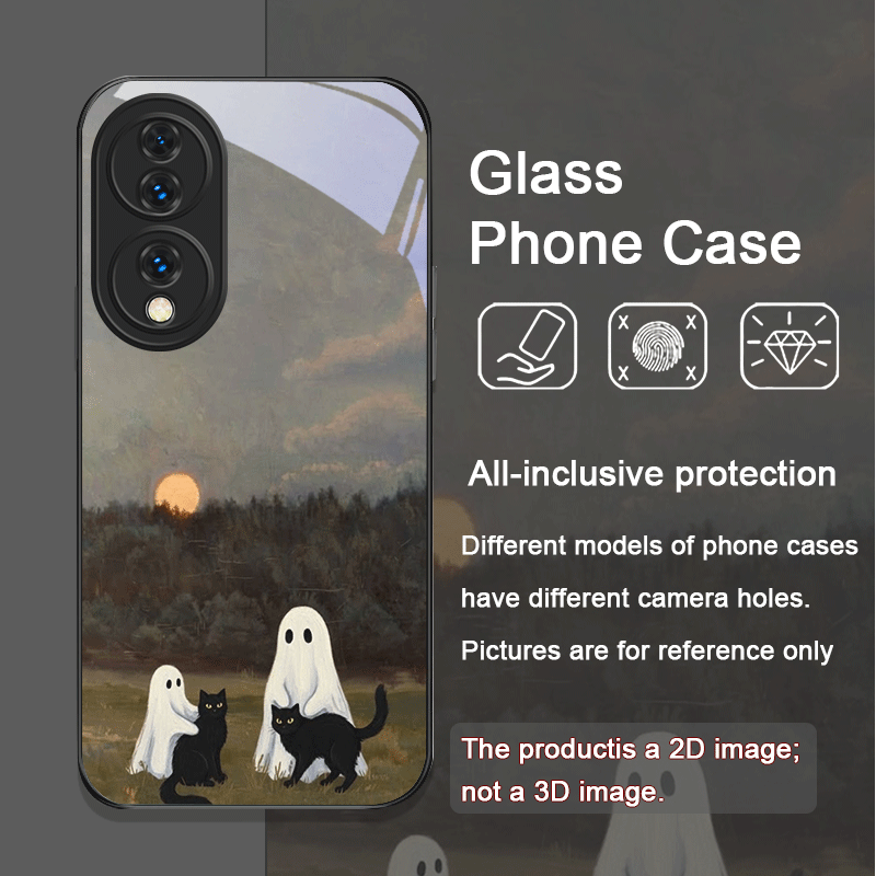 Cute Cartoon Black Cat Ghost P - Huawei Mate 60 评论和价格