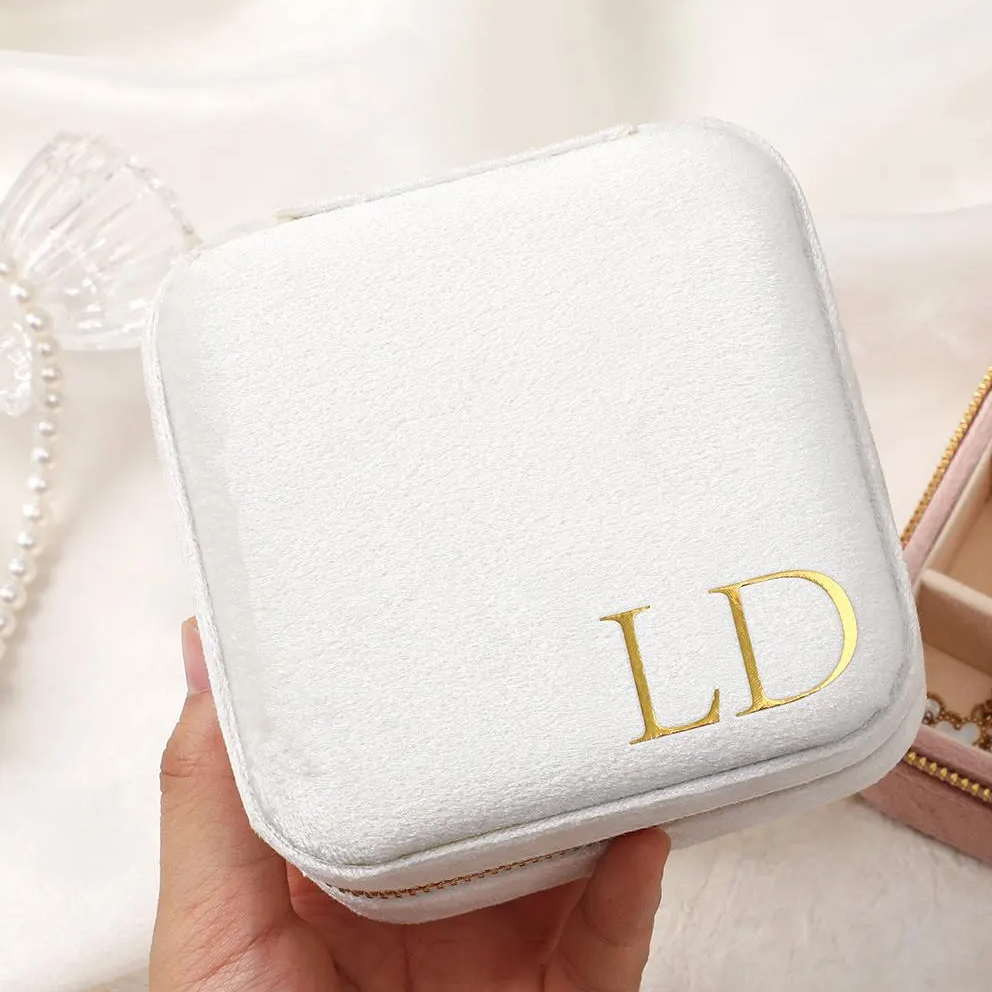 Personalized Jewelry Box Velve - Velvet Jewelry Box 评论和价格