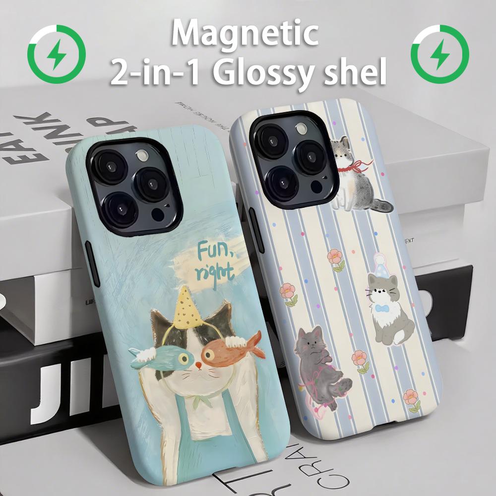 Cute cats and dogs  Phone Case - Apple Iphone 16 评论和价格