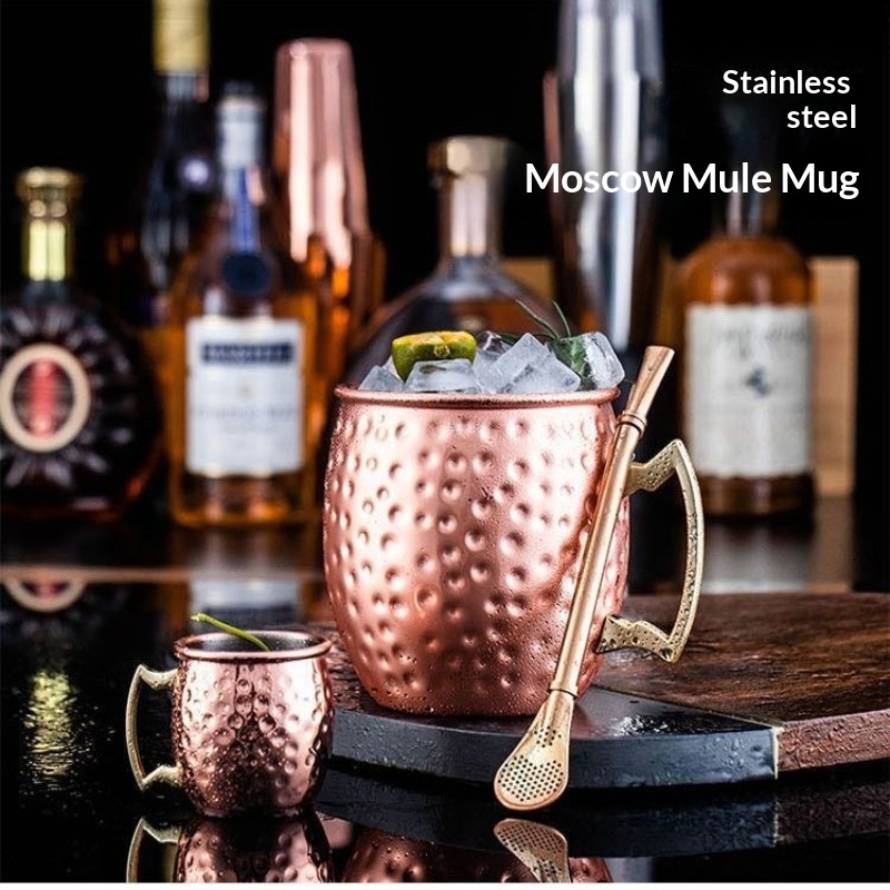 530ml Cocktail Wine Cup Moscow - Copper Cocktail Mug 评论和价格