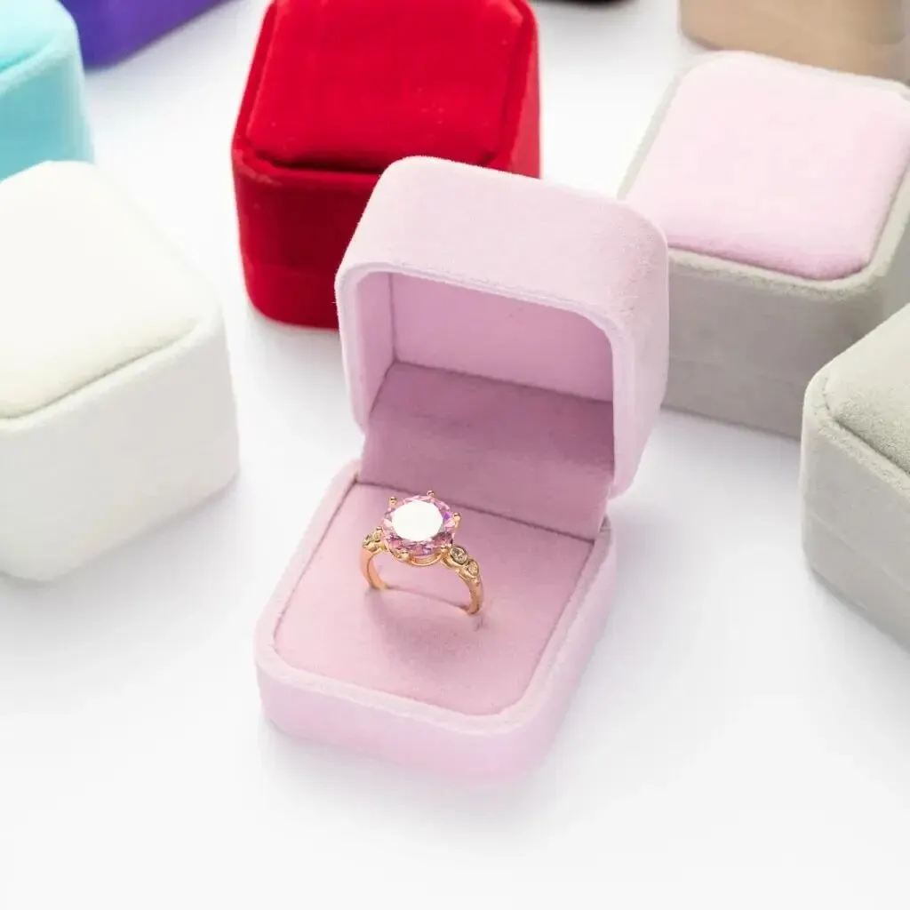 Jewelry Packaging Necklace Pac - Velvet Jewelry Box 评论和价格