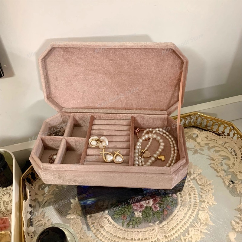 Velvet Rings Jewelry Box Luxur - Velvet Jewelry Box 评论和价格