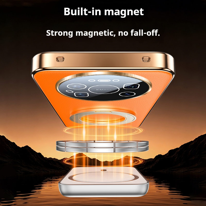 Luxury Leather Magnetic Phone  - Huawei Mate 60 评论和价格