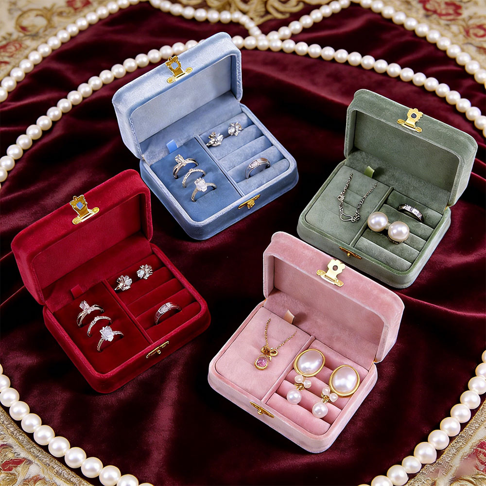 Personalized velvet jewelry bo - Velvet Jewelry Box 评论和价格