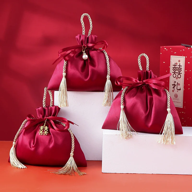 10PCS Luxury Packing Drawstrin - Velvet Jewelry Box 评论和价格