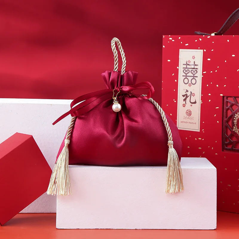 10PCS Luxury Packing Drawstrin - Velvet Jewelry Box 评论和价格