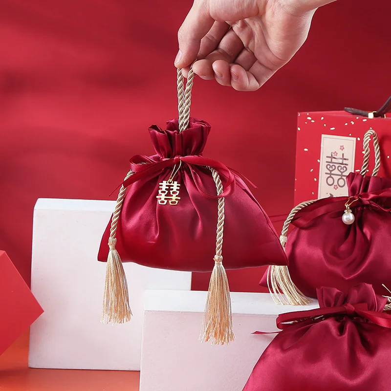 10PCS Luxury Packing Drawstrin - Velvet Jewelry Box 评论和价格