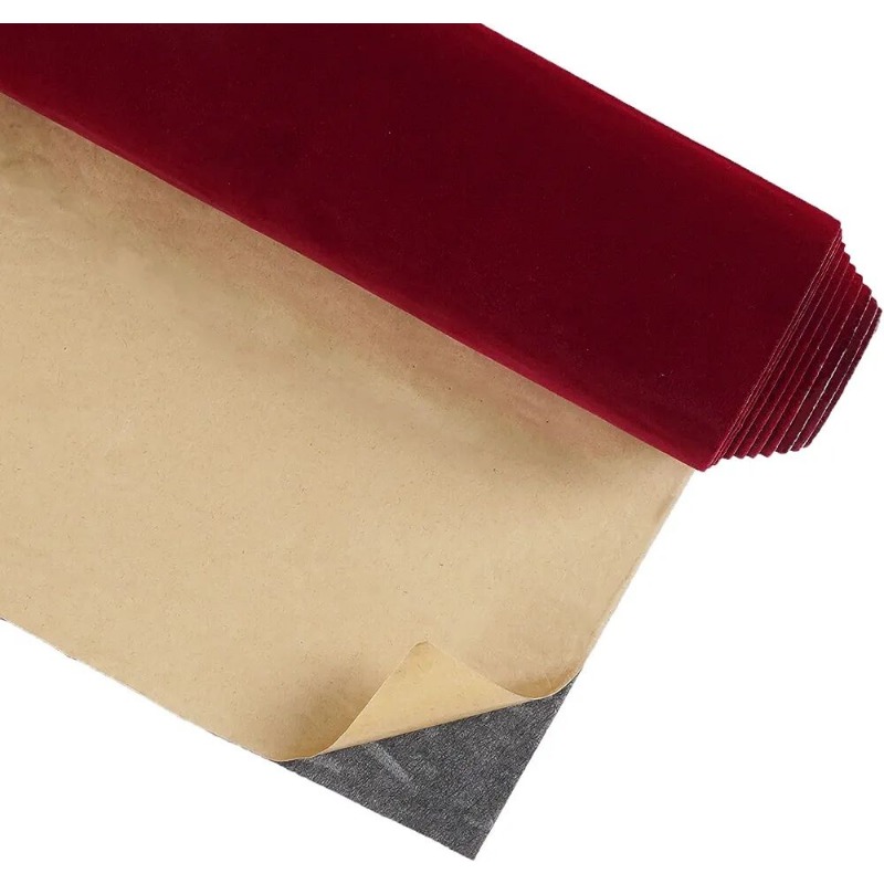 20cm/3m/5m/10m x 45cm Red Colo - Velvet Jewelry Box 评论和价格