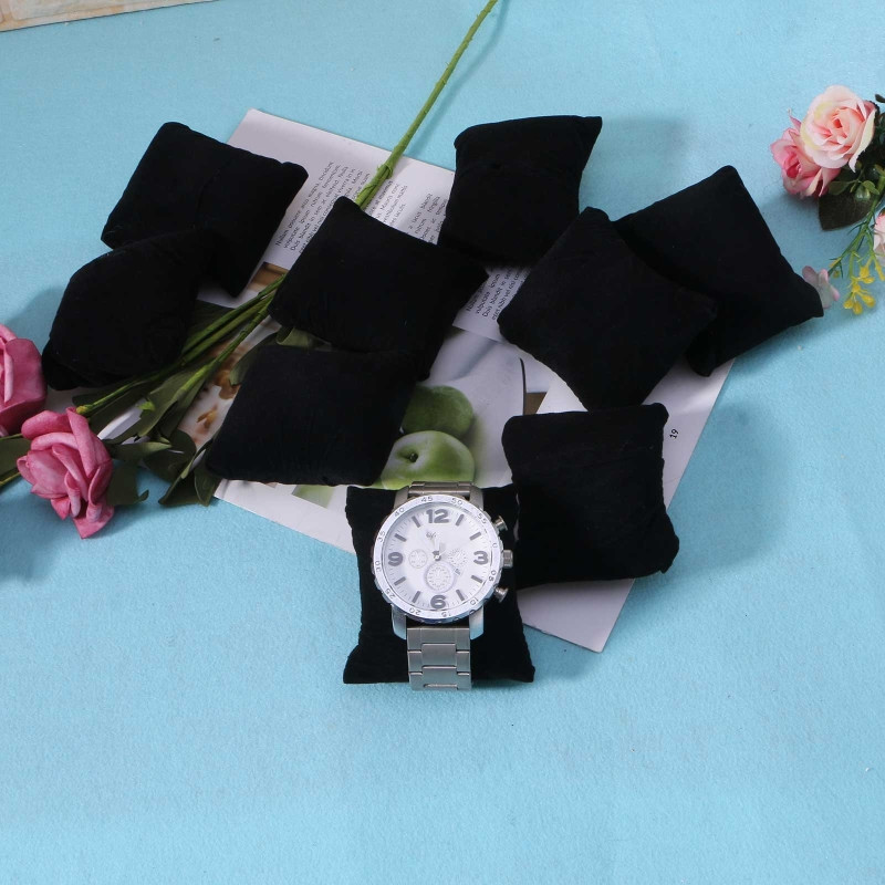 10Pcs/Set Velvet Bracelet Watc - Velvet Jewelry Box 评论和价格