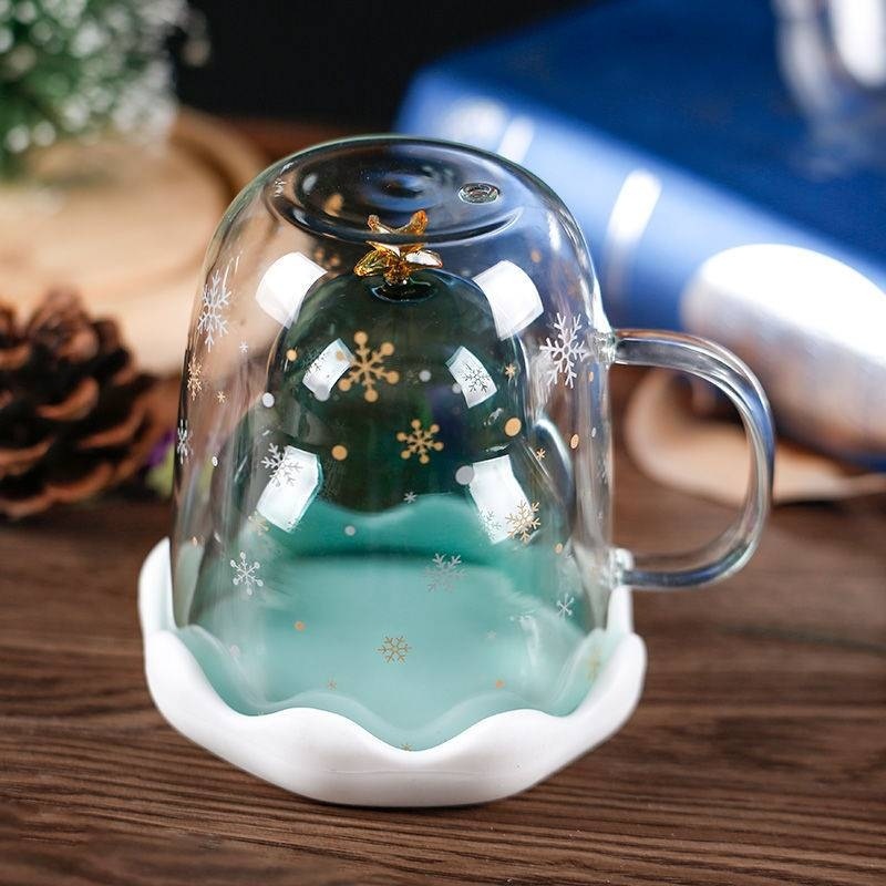 Christmas Tree Cup Transparent - Copper Cocktail Mug 评论和价格
