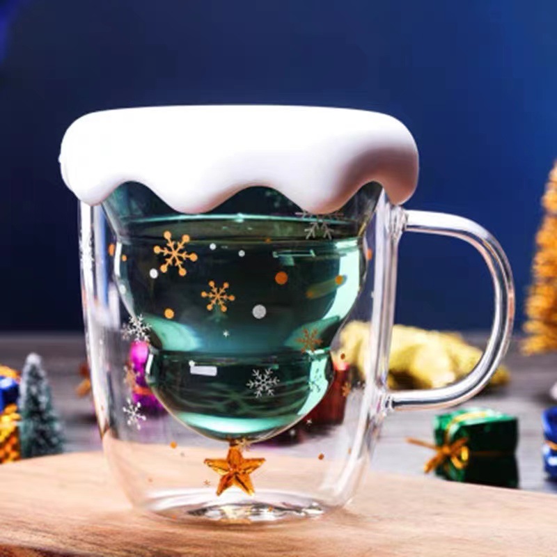 Christmas Tree Cup Transparent - Copper Cocktail Mug 评论和价格