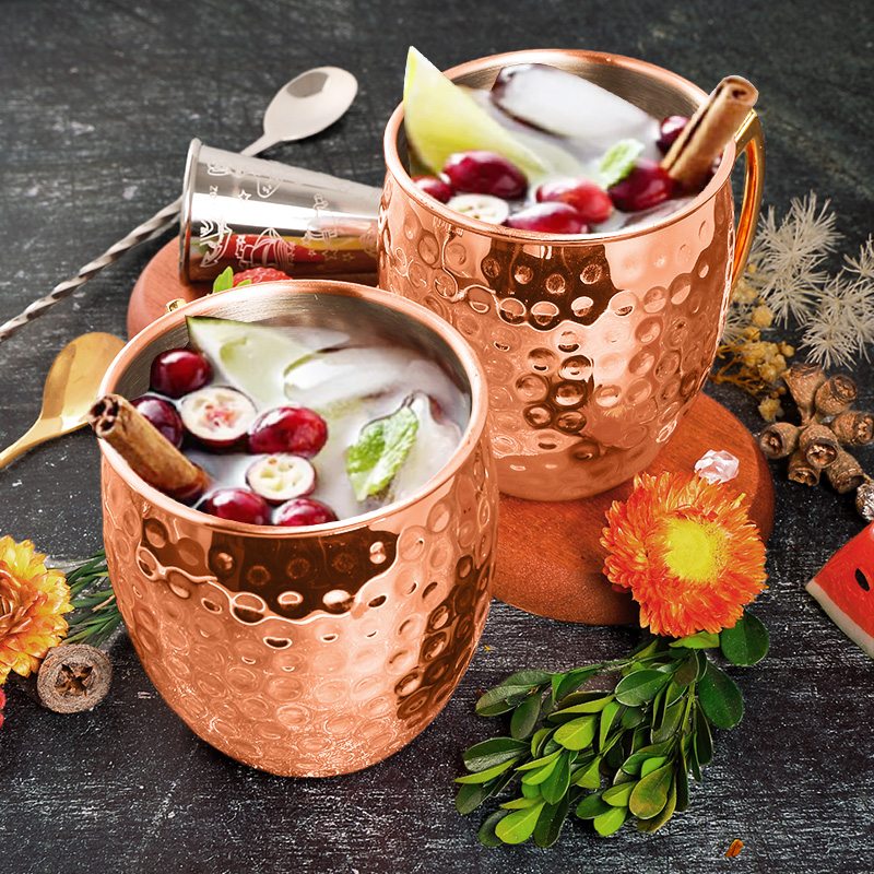 Moscow Mule Stainless Steel Mu - Copper Cocktail Mug 评论和价格